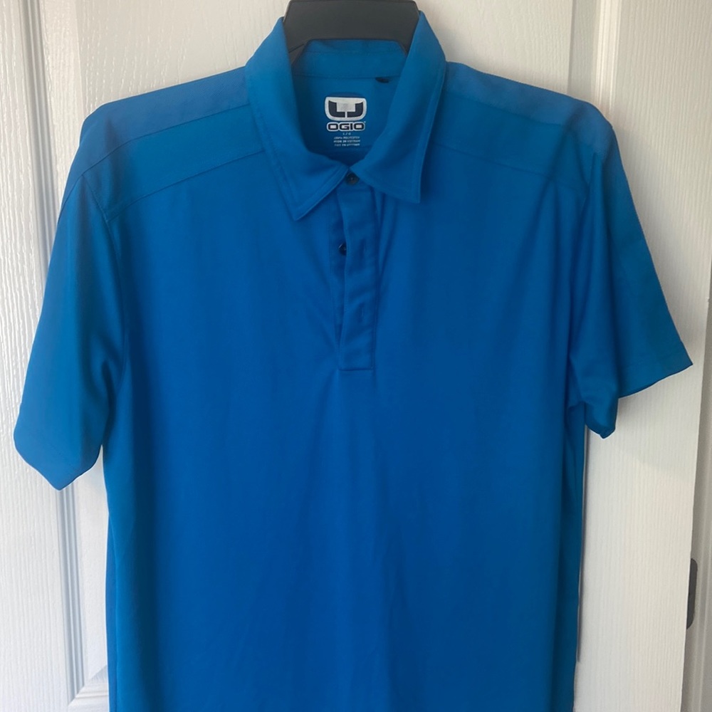 Ogio golf shirt 100% polyester Dri fit material